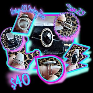 Vintage 925 Sterling Silver Ring